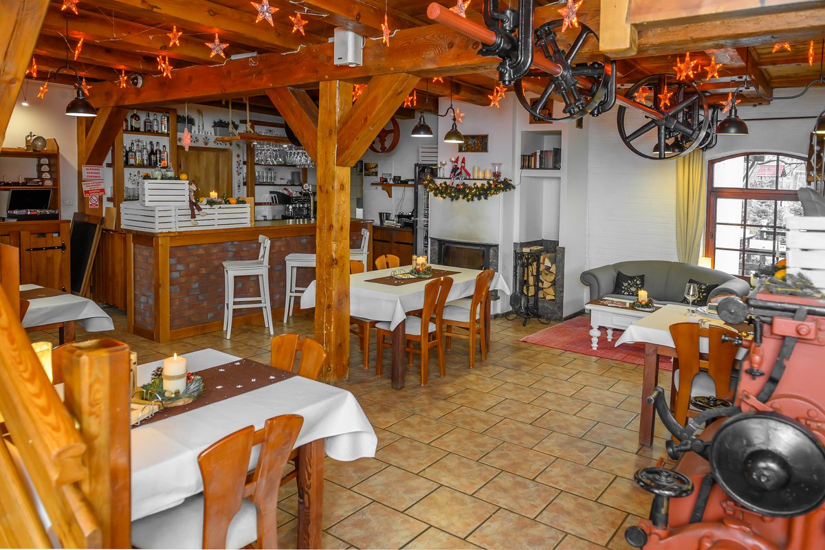 Bar w sali rustykalnej