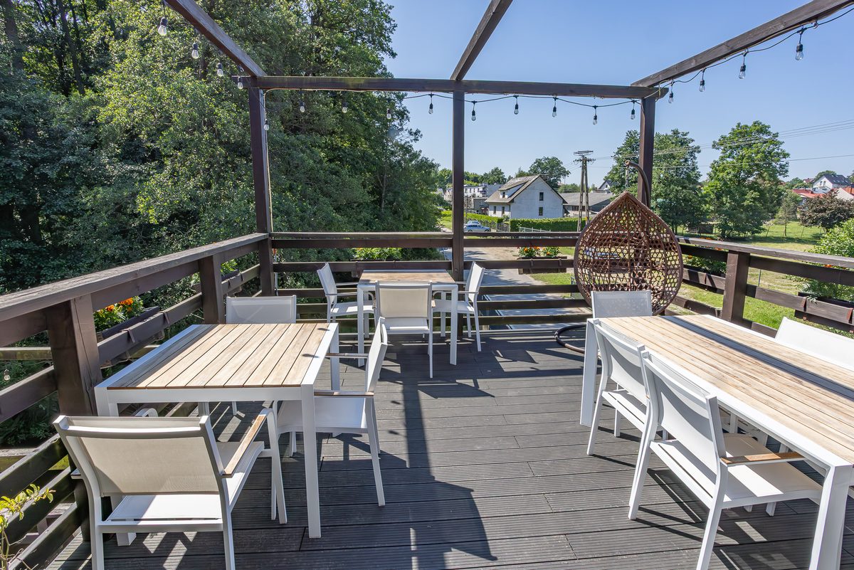 Górny taras restauracji
